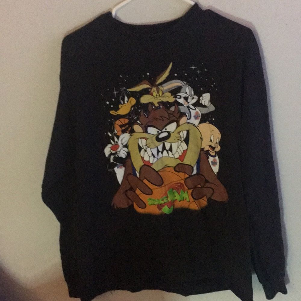 Space jam long sleeve shirt